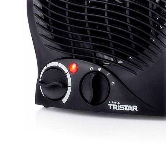 Tristar Elektrische campingkachel KA-5037 - Ventilator/kachel - 2 warmtestanden 1000|2000 Watt - Voor kleine ruimtes - Zwart