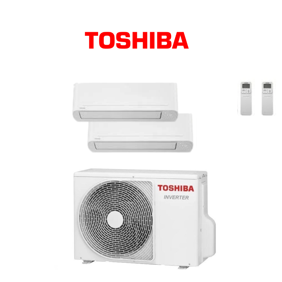 Seiya 2 x RAS-B10B2KV2G-E + 1 x RAS-2M14G3AVG-E Toshiba multi set
