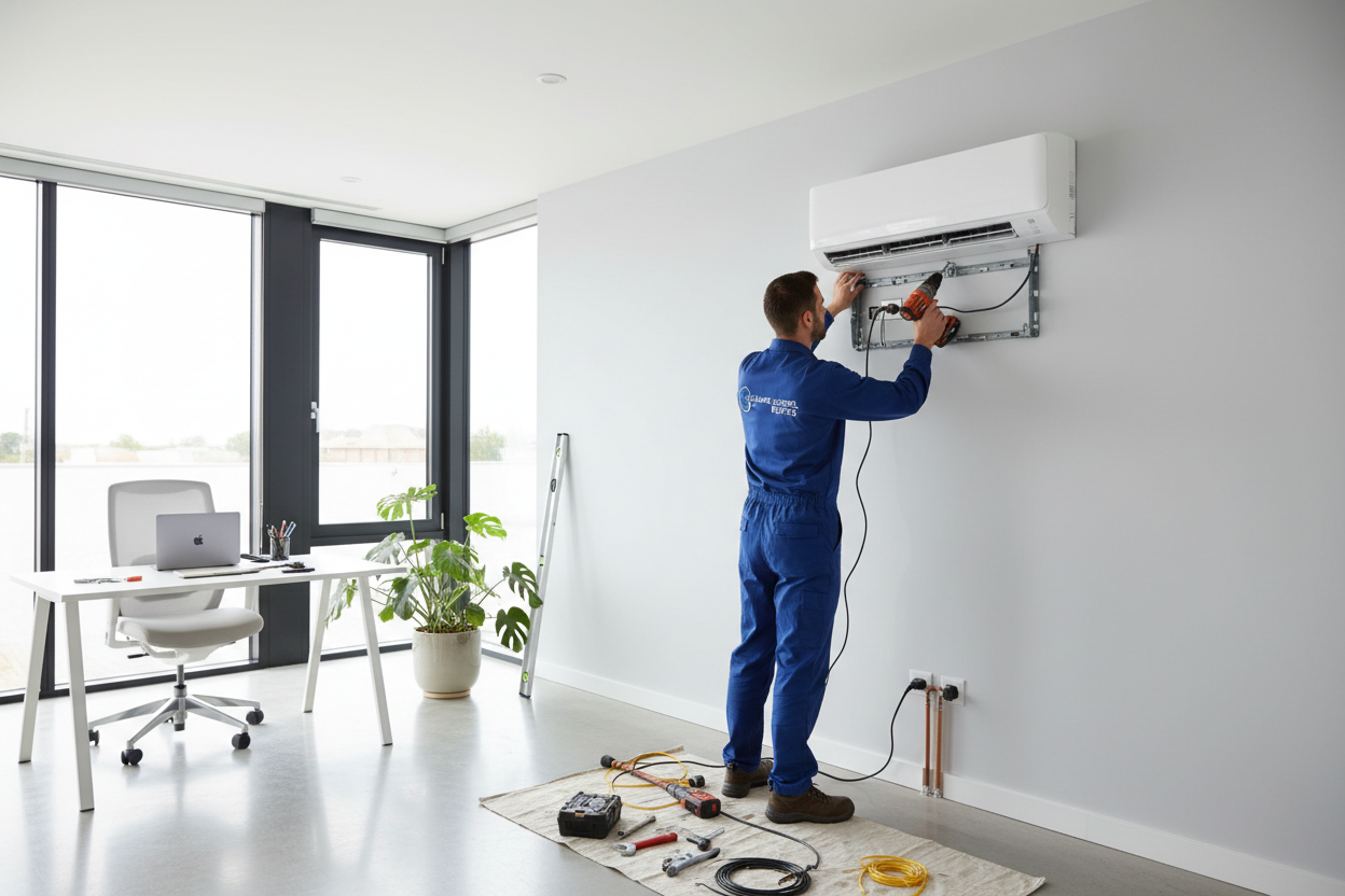 Airco installatie hero afbeelding